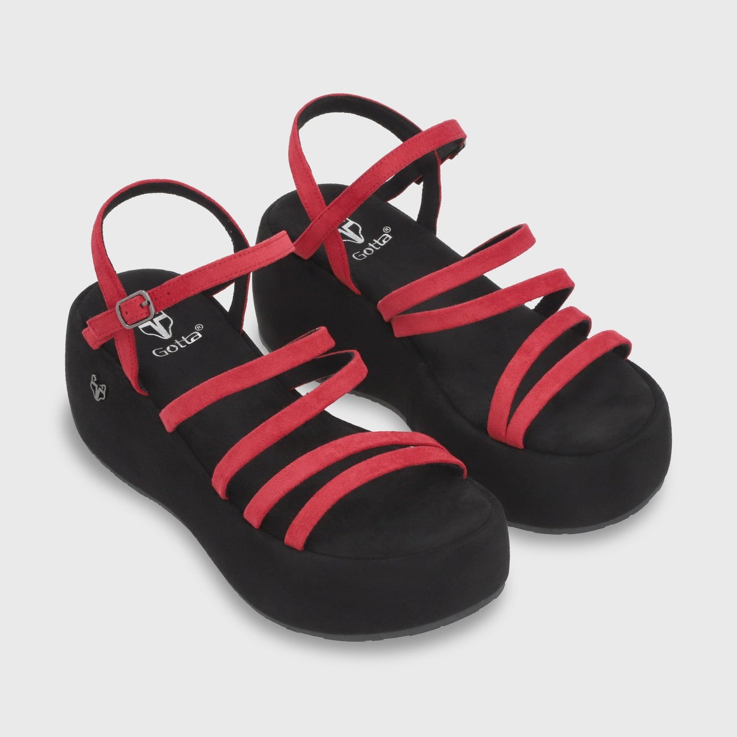 Sandalia Plataforma Roja Mujer 45822 - Gotta Chile