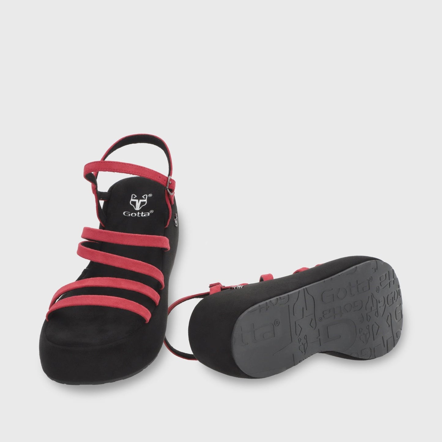 Sandalia Plataforma Roja Mujer 45822 - Gotta Chile