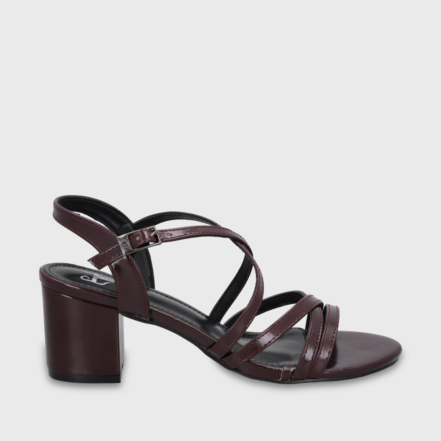 Sandalia Taco Burdeo Mujer C6164 - Gotta Chile