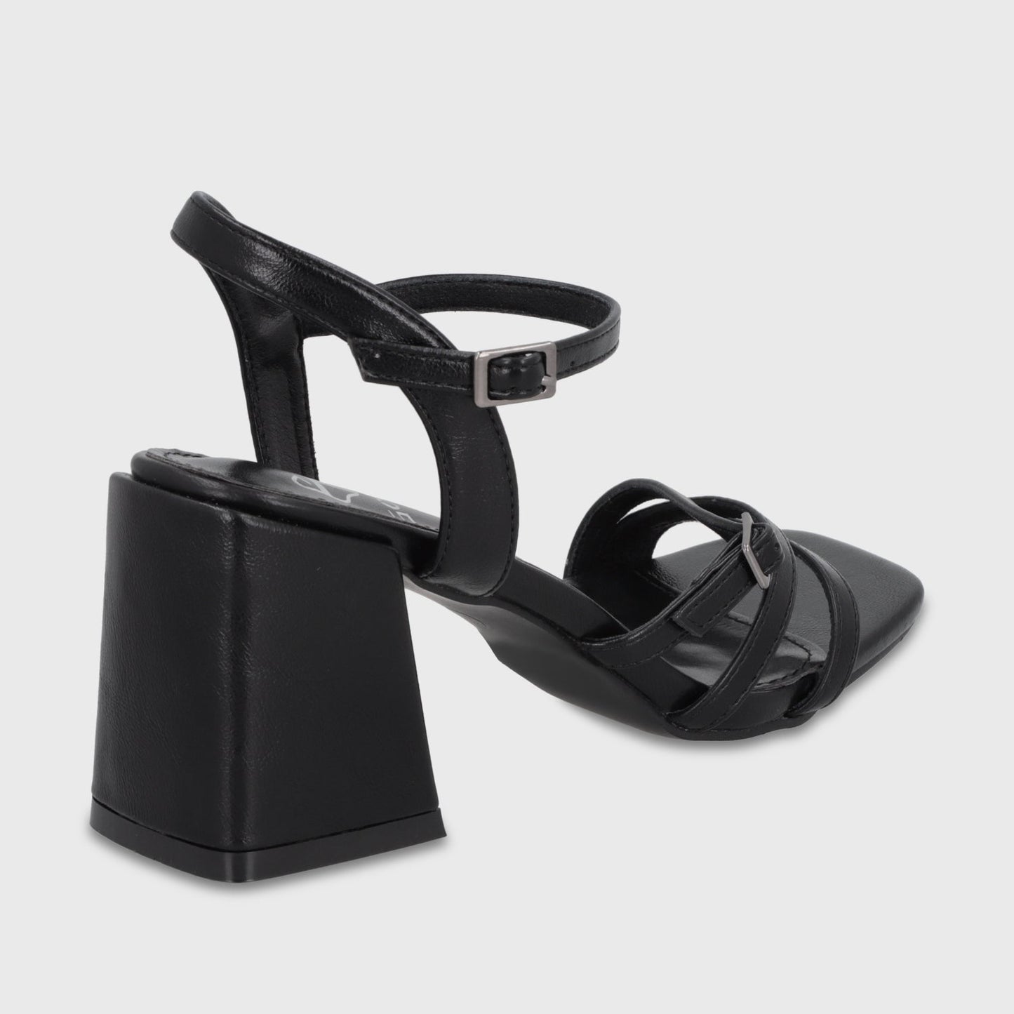 Sandalia Taco Negra Mujer 35134 - Gotta Chile