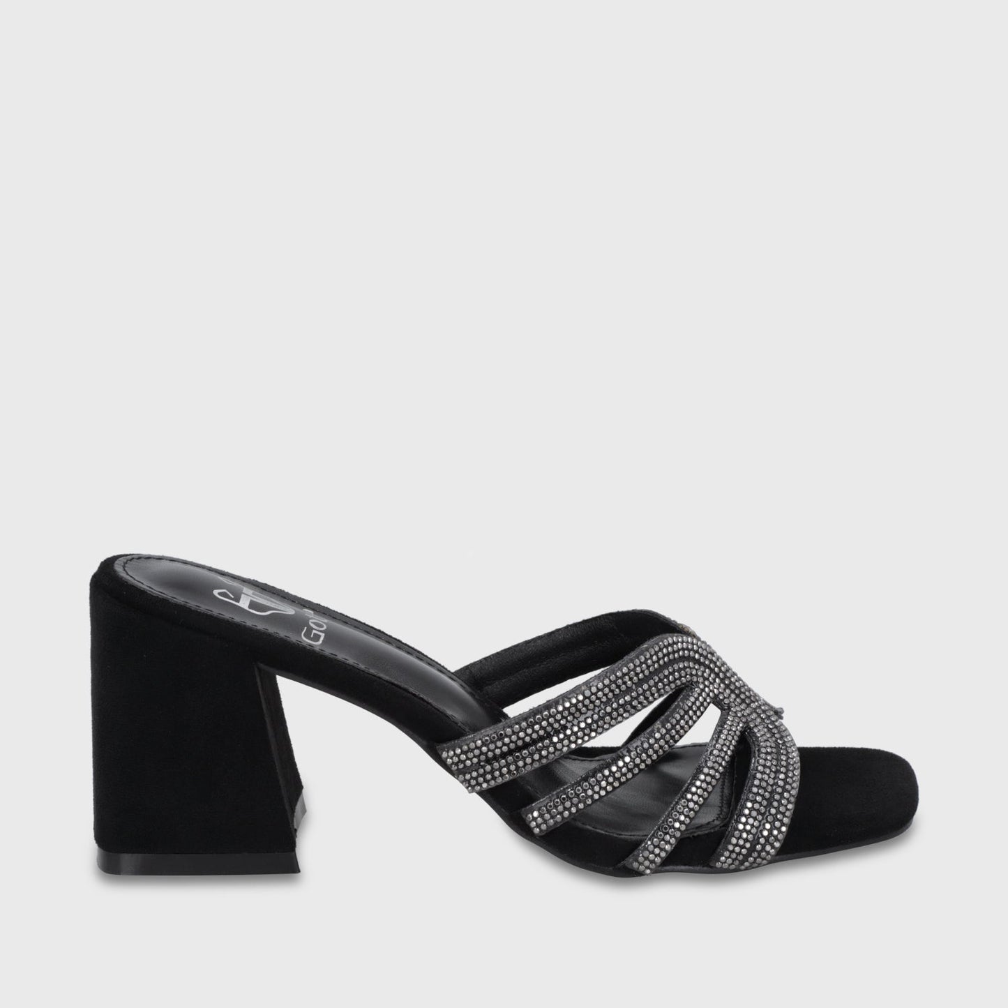 Sandalia Taco Negra Mujer 35135 - Gotta Chile