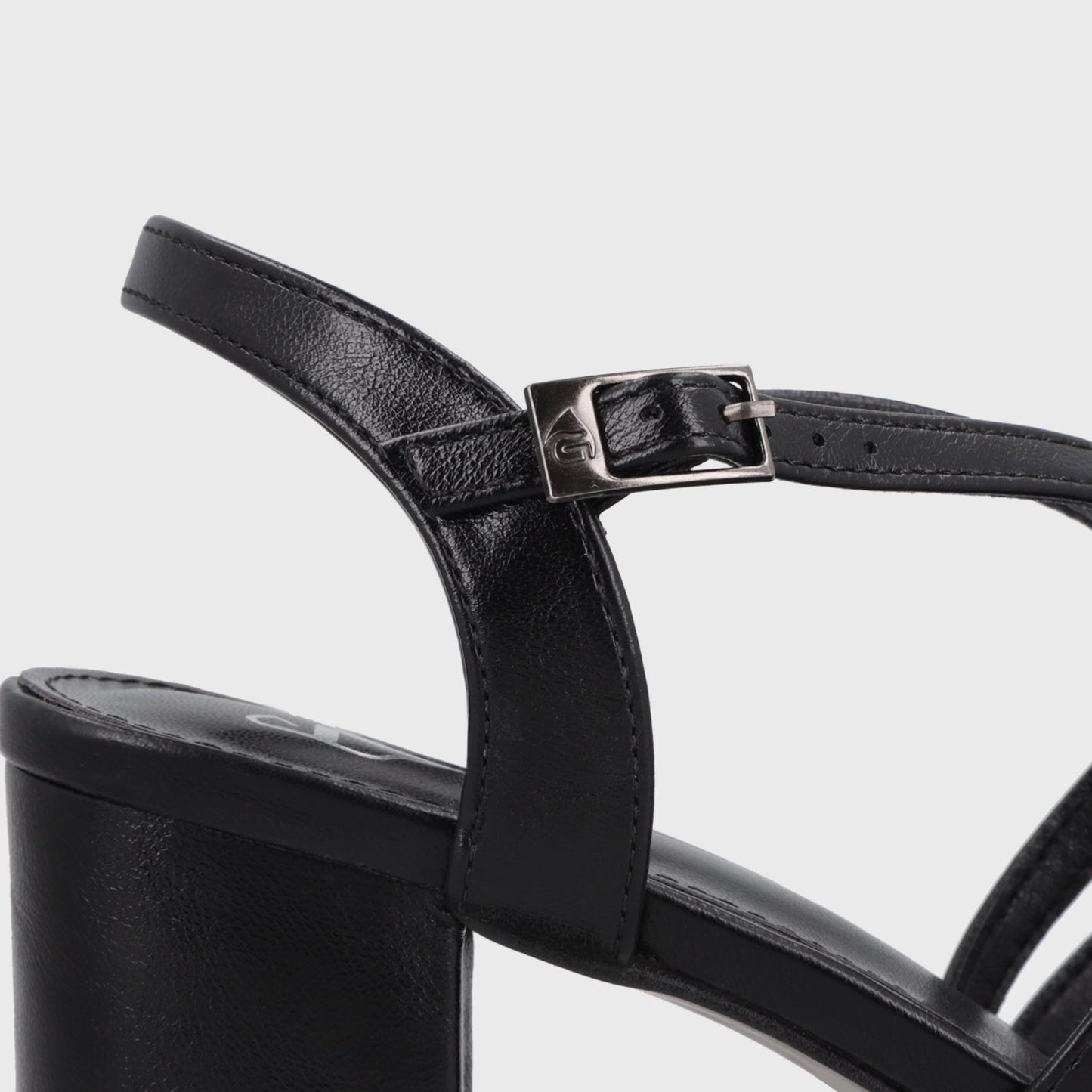 Sandalia Taco Negra Mujer C6164 - Gotta Chile