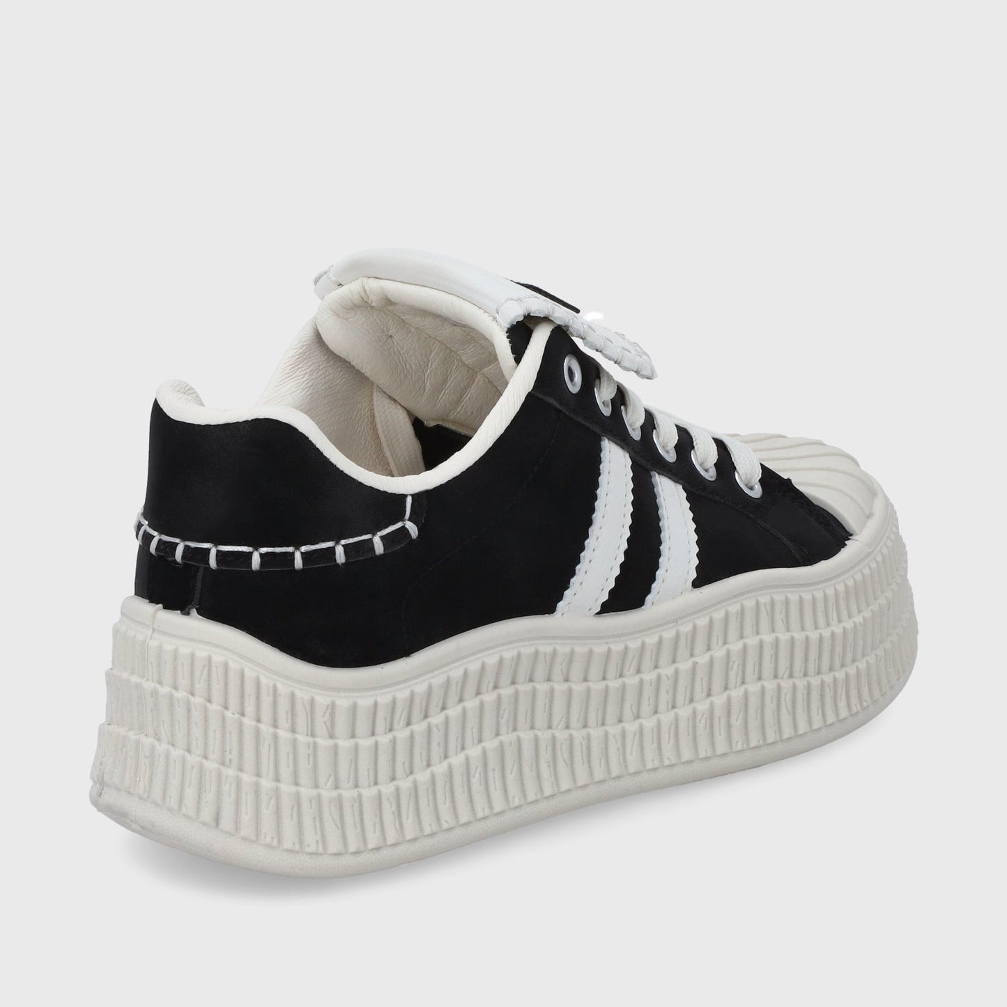 Zapatilla Plataforma Negra Mujer 58021 - Gotta Chile