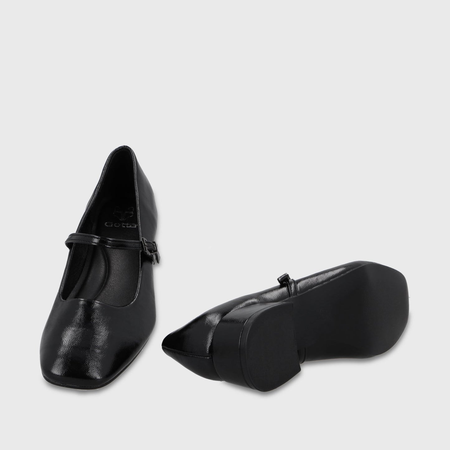 Zapato Taco Negro Mujer 65800 - Gotta Chile