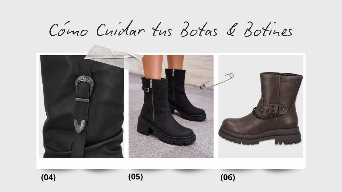 ¿Cómo cuidar tus botas y botines de eco cuero - gamuza?