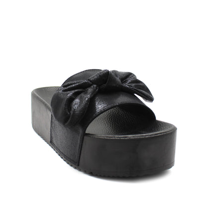 Sandalia Negra Mujer 14302