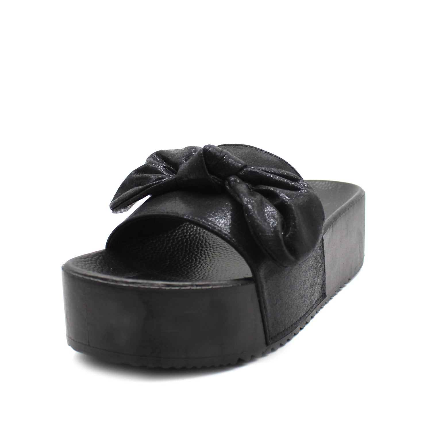 Sandalia Negra Mujer 14302