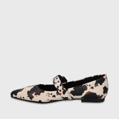 Ballerina Plana Animal Print Mujer 54011 - Gotta Chile