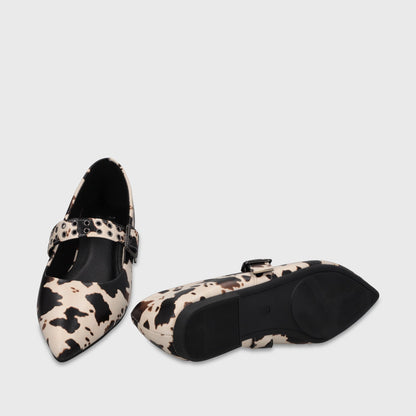Ballerina Plana Animal Print Mujer 54011 - Gotta Chile