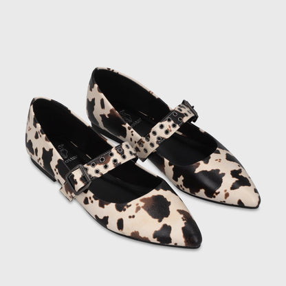Ballerina Plana Animal Print Mujer 54011 - Gotta Chile