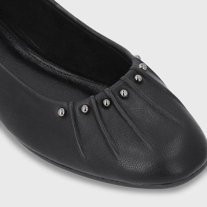 Ballerina Plano Negro Mujer 54040