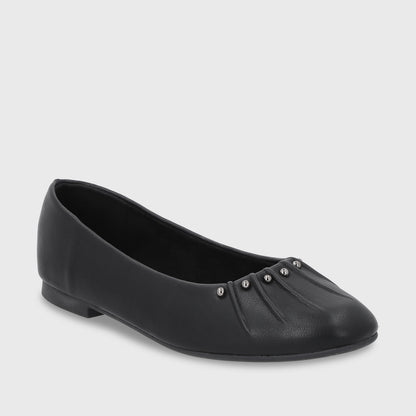 Ballerina Plano Negro Mujer 54040