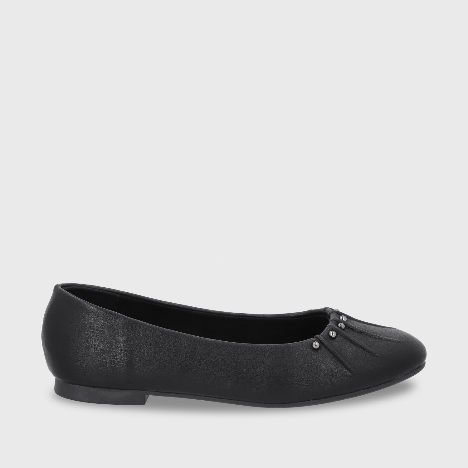 Ballerina Plano Negro Mujer 54040