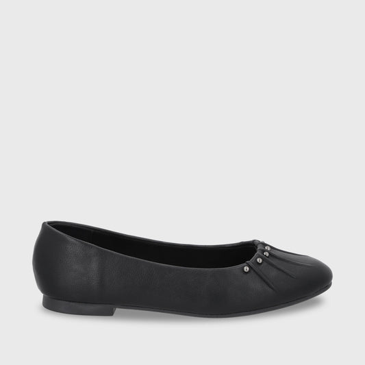 Ballerina Plano Negro Mujer 54040 - Gotta Chile