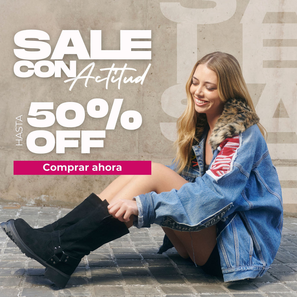 Sale con actitud en Gotta: hasta 50% de descuento en calzado. Compra ahora zapatos, zapatillas, botas y botines.