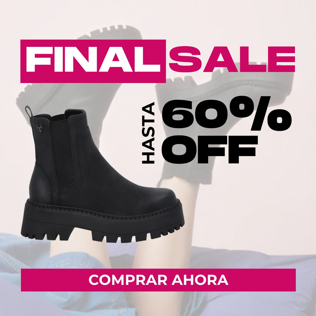 Final Sale con actitud en Gotta: hasta 60% de descuento en calzado. Compra ahora zapatos, zapatillas, botas y botines mobile