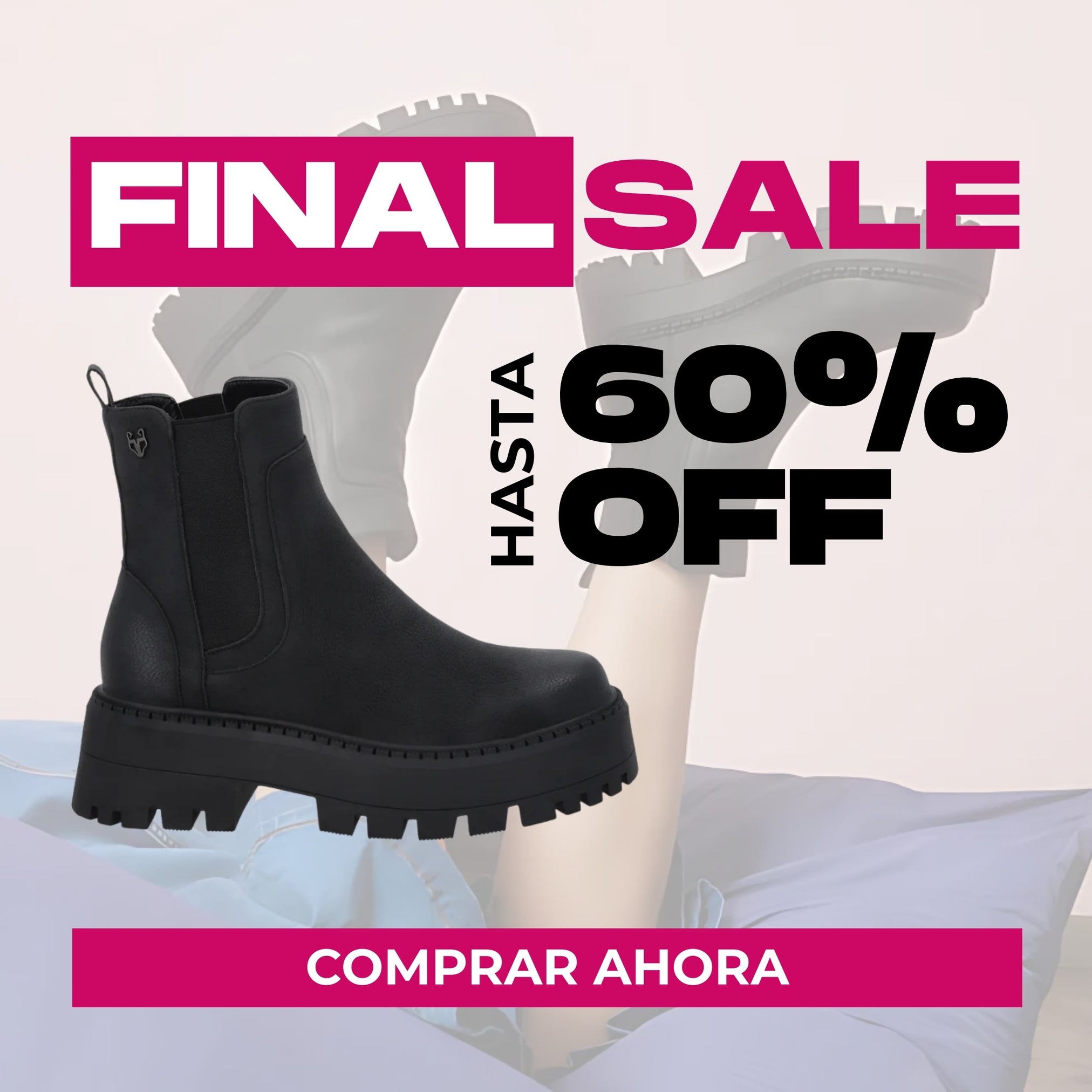 Final Sale con actitud en Gotta: hasta 60% de descuento en calzado. Compra ahora zapatos, zapatillas, botas y botines mobile