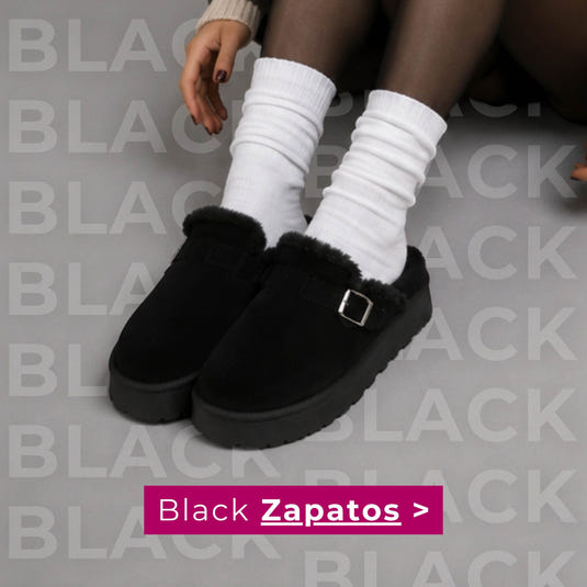 Mules negros de mujer Gotta con plataforma para Black Friday, hasta 50% OFF.