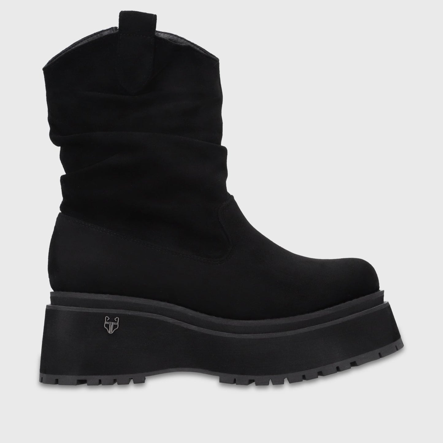 Bota Plataforma Negra Mujer 1509G01 - Gotta Chile
