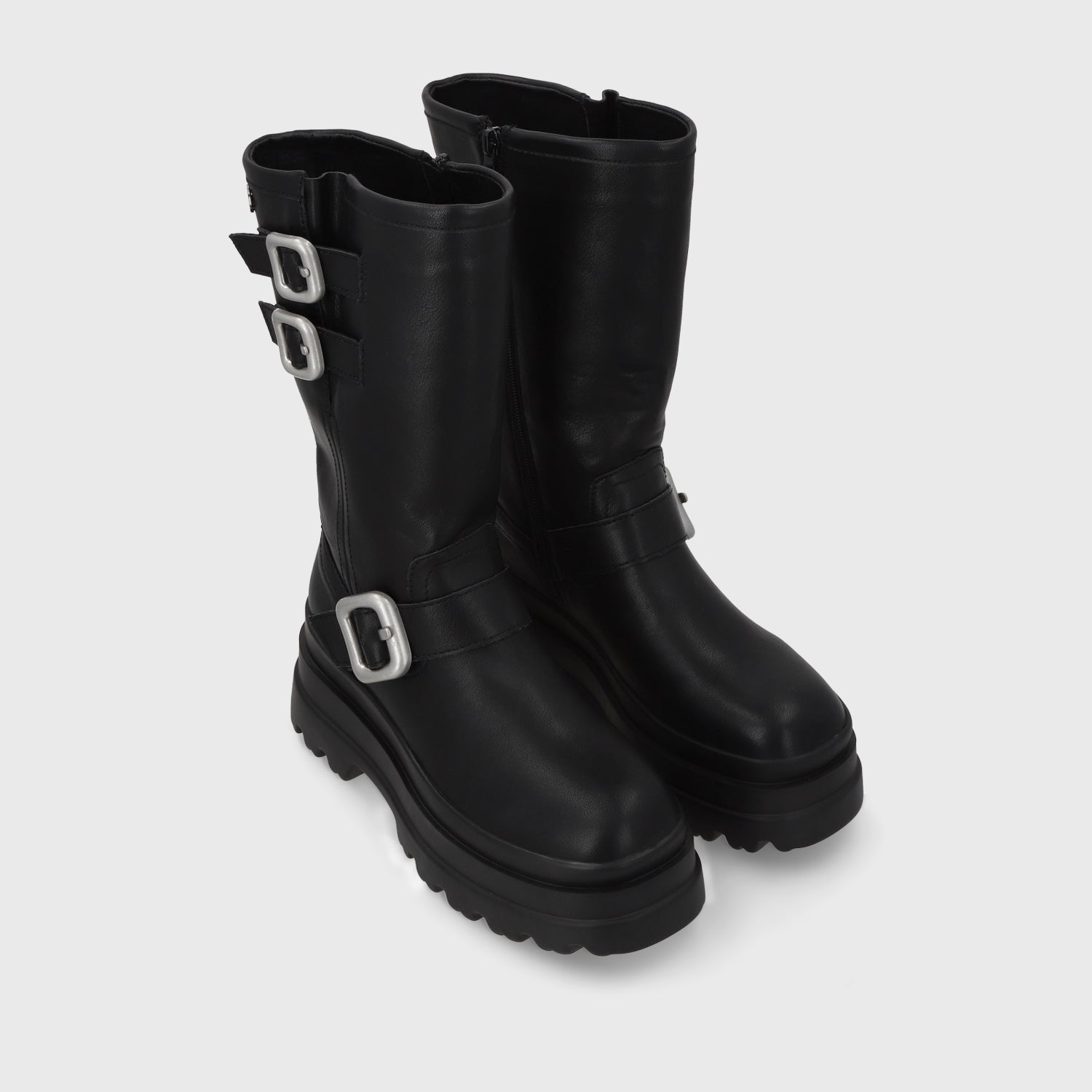 Bota Plataforma Negra Mujer 36037 - Gotta Chile