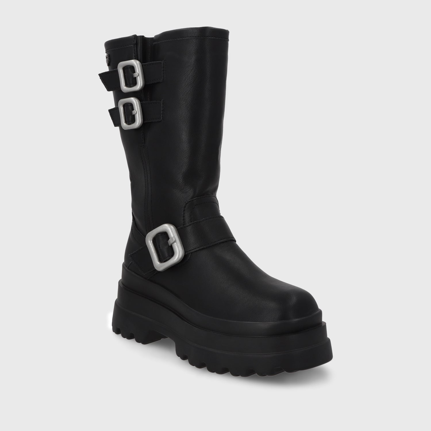 Bota Plataforma Negra Mujer 36037 - Gotta Chile