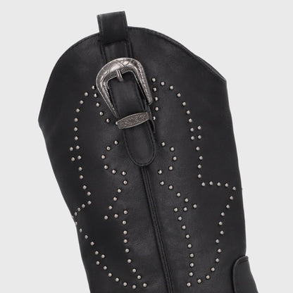 Bota Plataforma Negra Mujer 4580701 - Gotta Chile