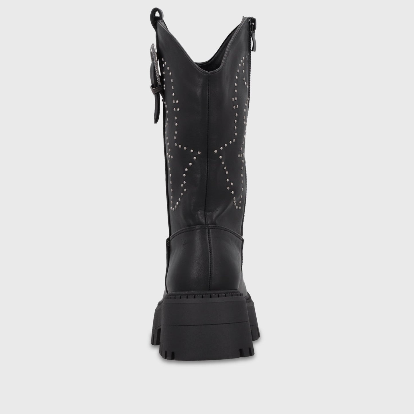 Bota Plataforma Negra Mujer 4580701 - Gotta Chile