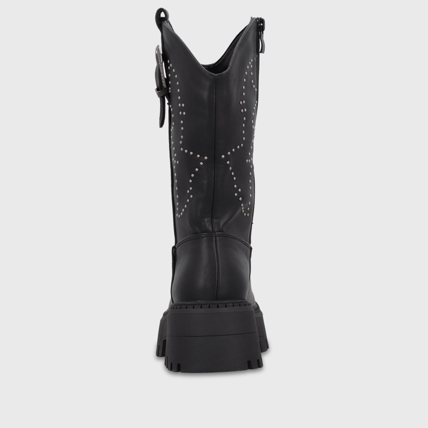 Bota Plataforma Negra Mujer 4580701 - Gotta Chile