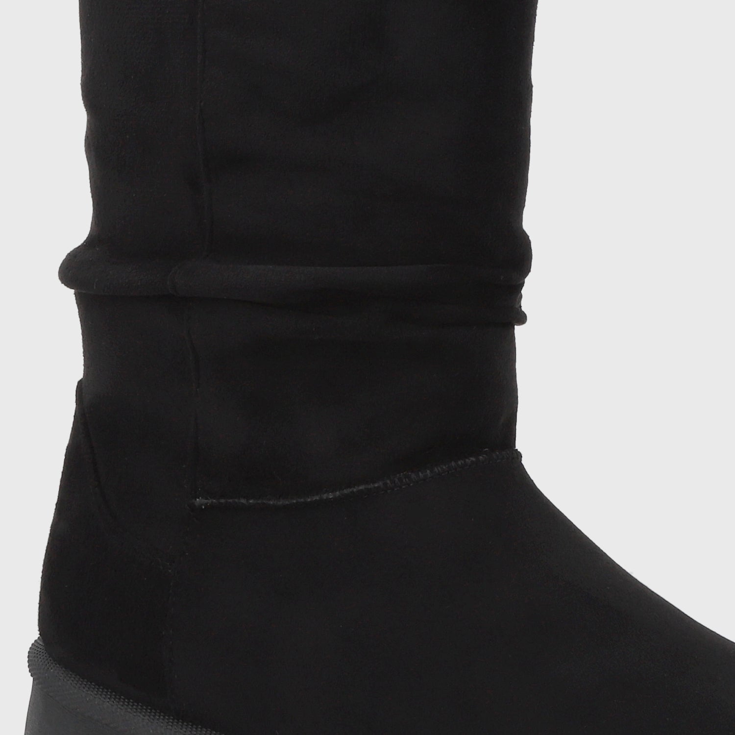 Bota Plataforma Negra Mujer 48114 - Gotta Chile