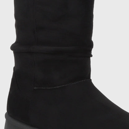 Bota Plataforma Negra Mujer 48114 - Gotta Chile