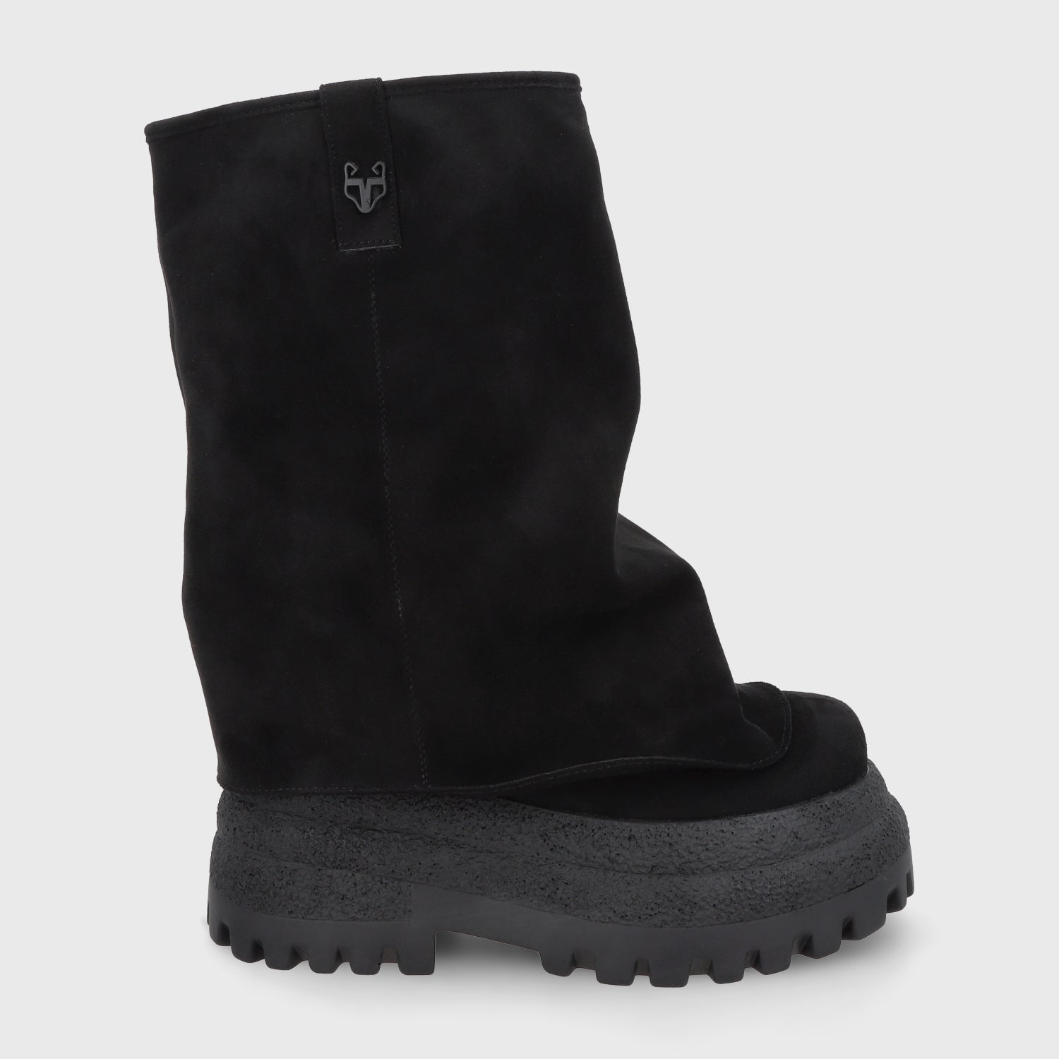 Bota Plataforma Negra Mujer 55291 - Gotta Chile