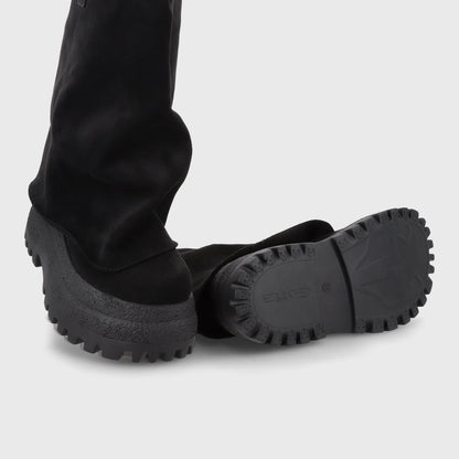 Bota Plataforma Negra Mujer 55291 - Gotta Chile