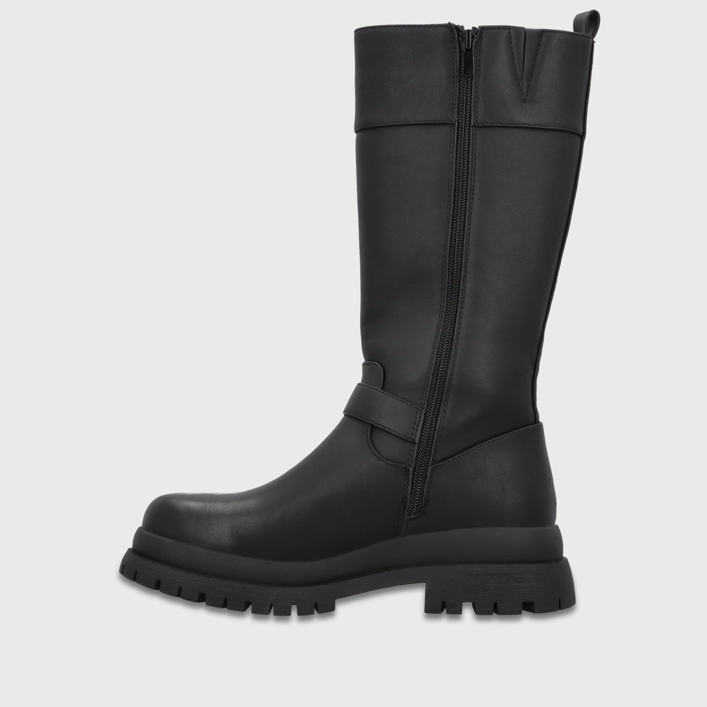 Bota Plataforma Negra Mujer 6584201 - Gotta Chile