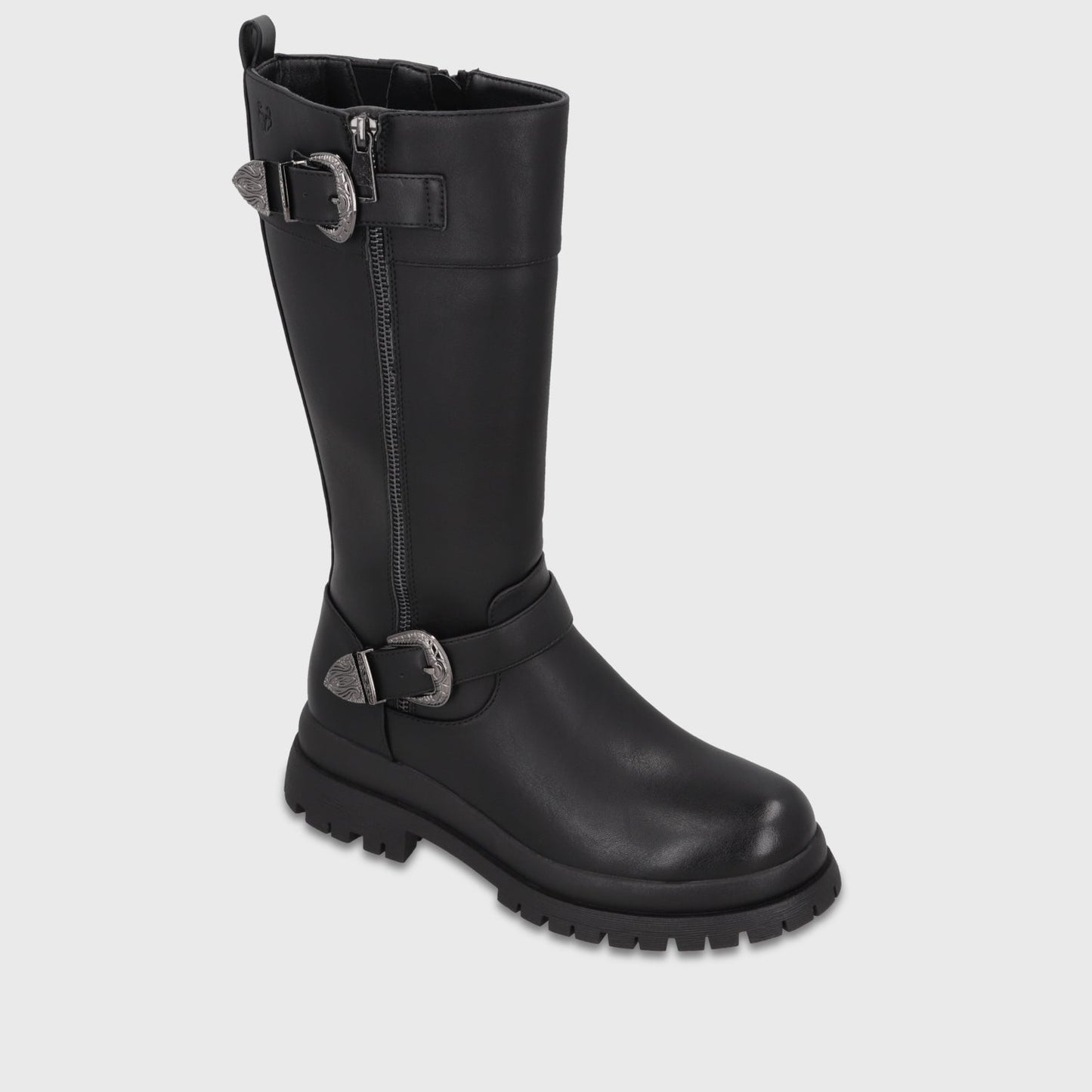 Bota Plataforma Negra Mujer 6584201 - Gotta Chile