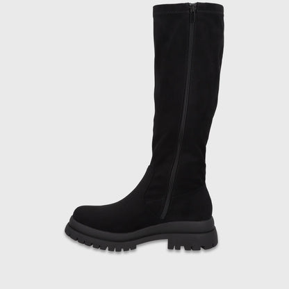 Bota Plataforma Negra Mujer 6584301 - Gotta Chile