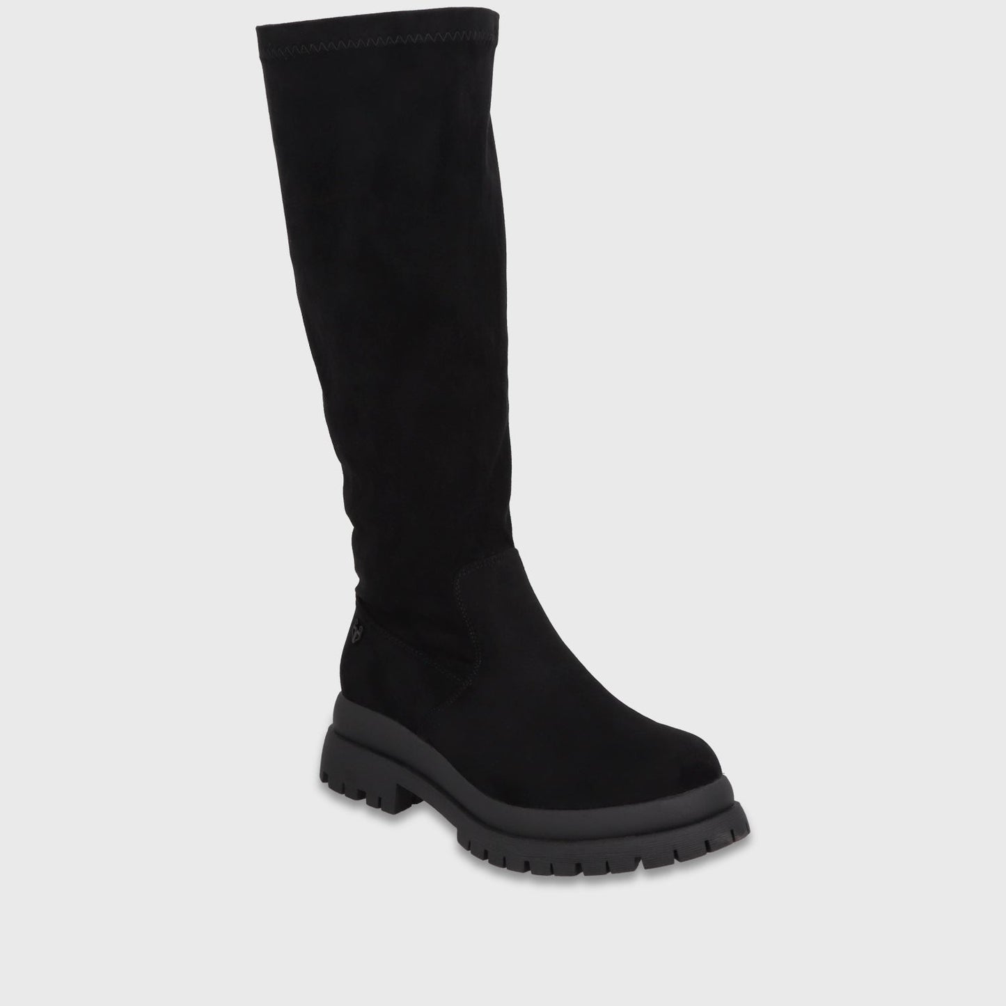 Bota Plataforma Negra Mujer 6584301 - Gotta Chile