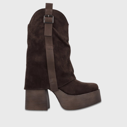 Bota Taco Café Mujer 2563653 - Gotta Chile