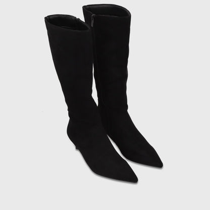 Bota Taco Negra Mujer 6588101 - Gotta Chile