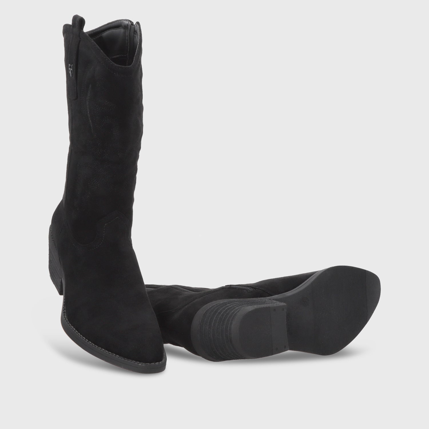 Bota Taco Negro Mujer 23714 - Gotta Chile