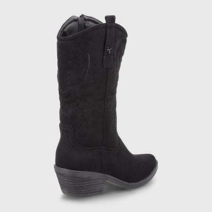 Bota Taco Negro Mujer 23714 - Gotta Chile