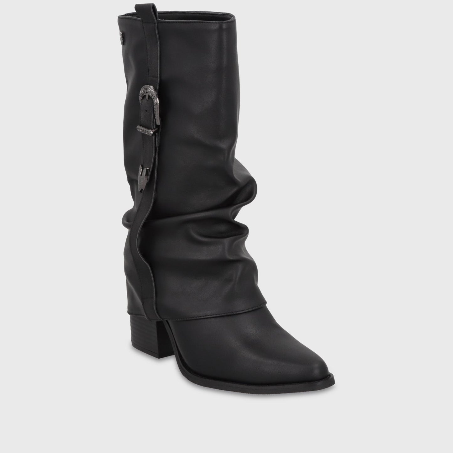 Bota Taco Negro Mujer 5378401 - Gotta Chile