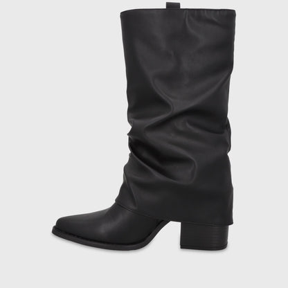 Bota Taco Negro Mujer 5378401 - Gotta Chile