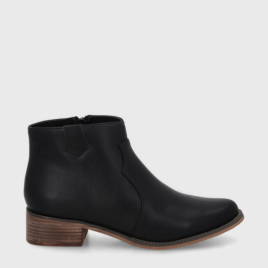 Botin Plano Negro Mujer 13556 - Gotta Chile