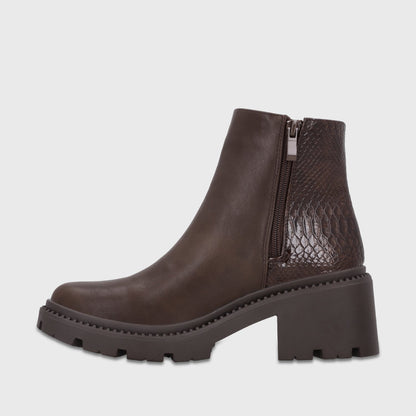 Botin Plataforma Café Mujer 4574402 - Gotta Chile