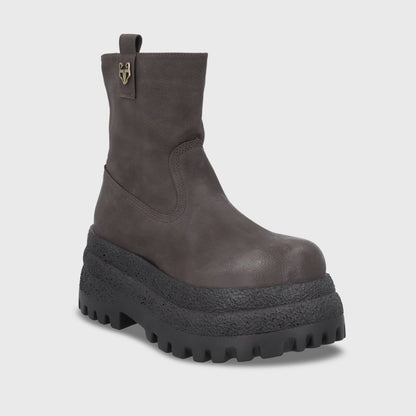 Botin Plataforma Café Mujer 55292 - Gotta Chile