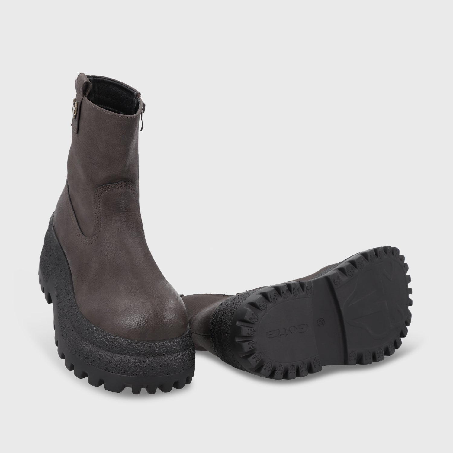 Botin Plataforma Café Mujer 55292 - Gotta Chile