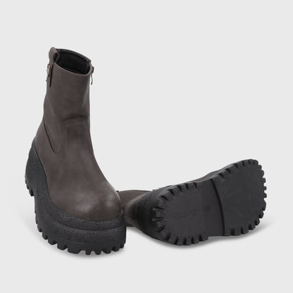 Botin Plataforma Café Mujer 55292 - Gotta Chile