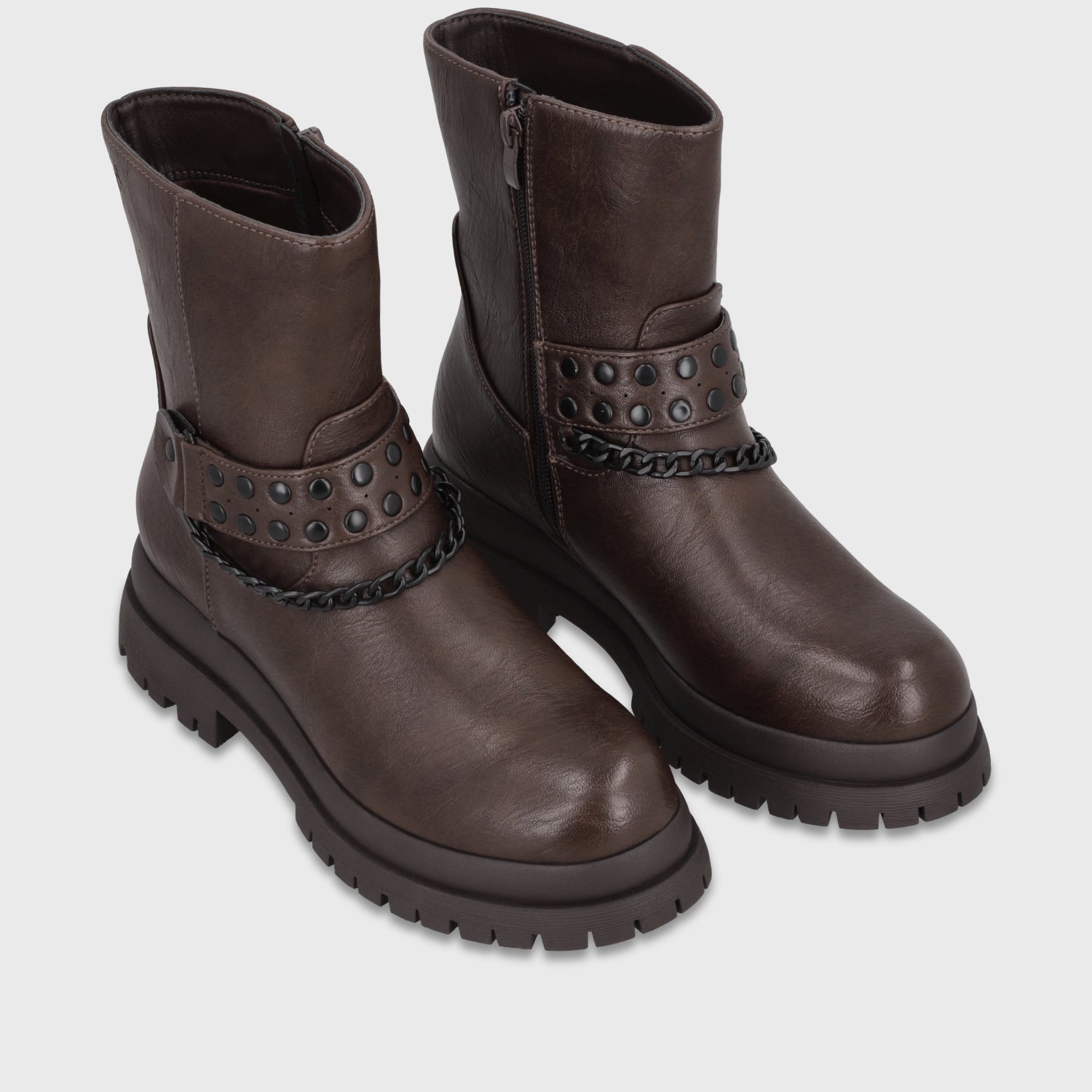 Botin Plataforma Café Mujer 6584153 - Gotta Chile