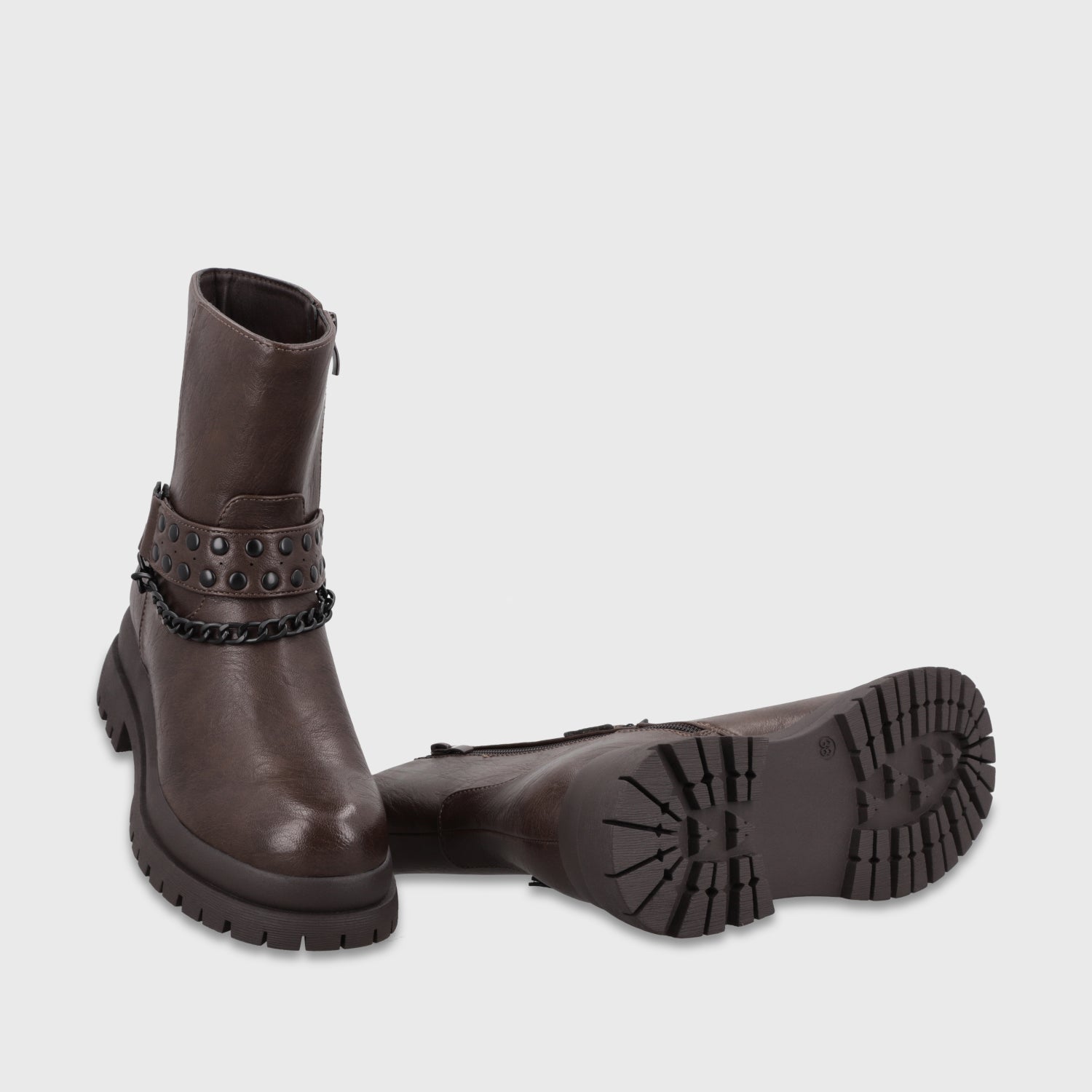 Botin Plataforma Café Mujer 6584153 - Gotta Chile