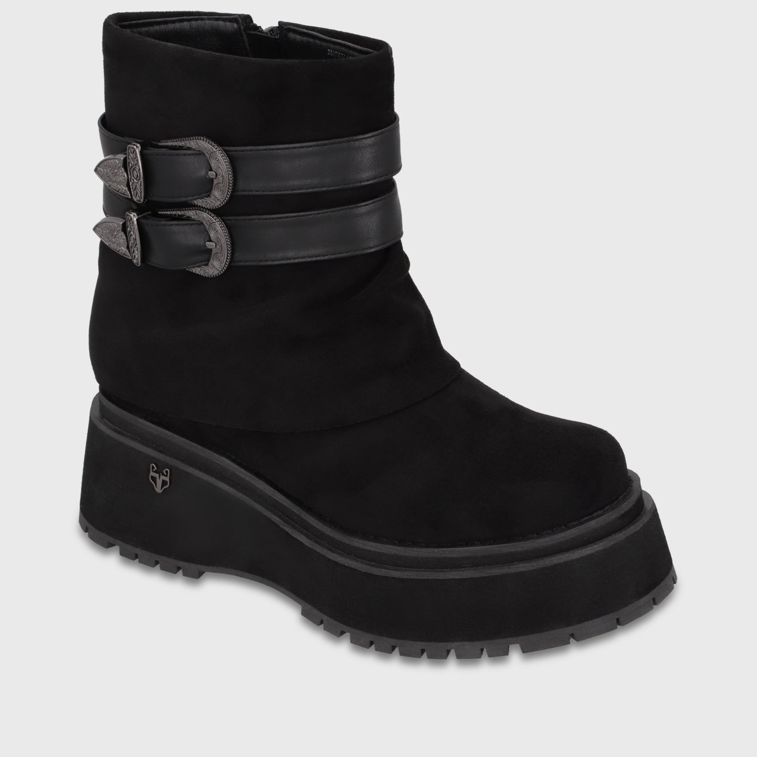 Botin Plataforma Negro Mujer 1509F01 - Gotta Chile